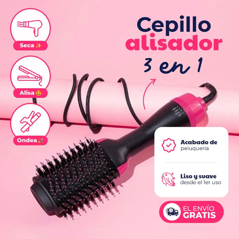 BrushTrend™ Cepillo Alisador 3 en 1 (50% OFF SOLO HOY)🔥